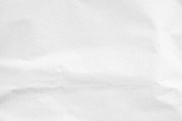 White recycled craft paper texture as background. Grey paper texture, Old vintage page or grunge vignette of old newspaper. Pattern rough art creased grunge letter. Hardboard with copy space for text.