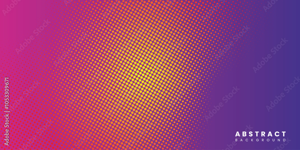 Poster abstract retro gradient halftone background pattern design. vector