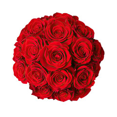 Red rose bouquet