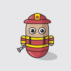 art of cute character people perfect for design