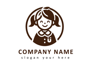 
A schoolchildren logo represents learning, growth, and creativity. 