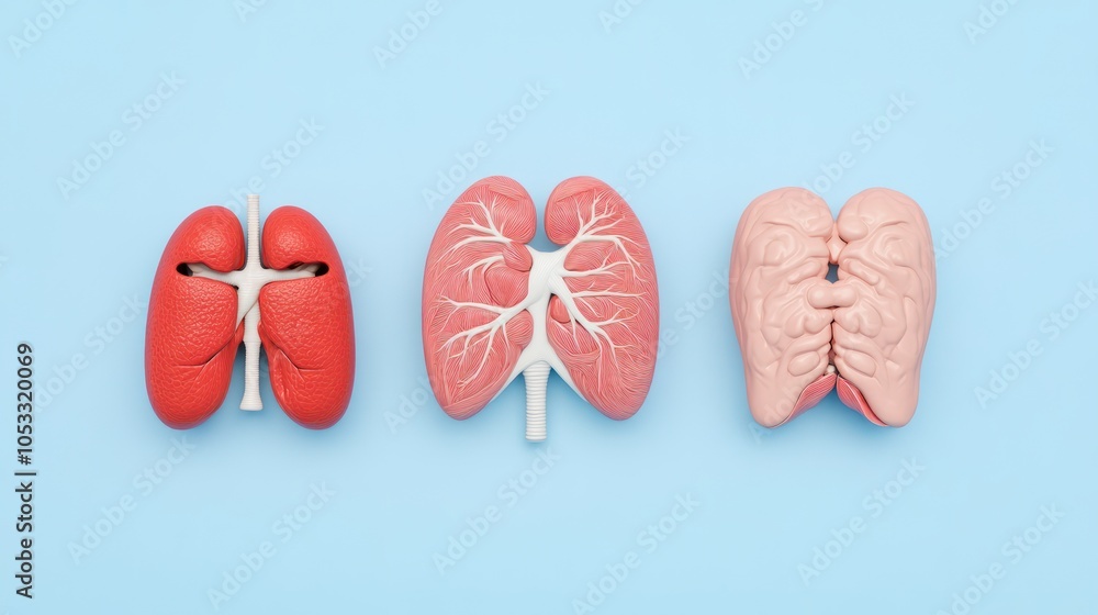 Poster an in-depth look at the structure and functionality of the human respiratory system represented in a