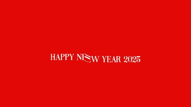 2025 Happy New Year Animated Video