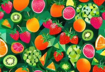 vibrant fruits irresistibly floating colorful backdrop lush hues playful patterns, rainbow, lgbtq, lgbt, pride, love, equality, ackee, apple, avocado