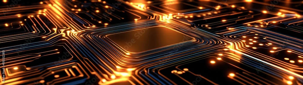 Poster Exploring the intricacies of modern circuitry a glimpse into the future of technology and innovation