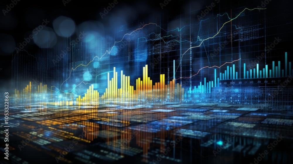Aufkleber Data-driven analysis of currency markets using complex data streams and analytics tools