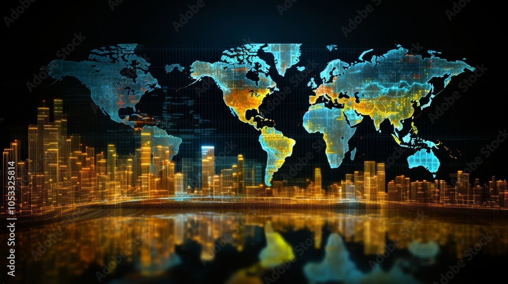 Aufkleber GDP data analysis using advanced analytics and economic dashboards