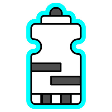 recommend clip art: Water Bottle Sticker Illustration Icon