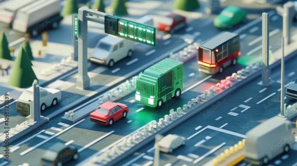 Poster smart transportation systems: ai-controlled traffic management system optimizing traffic flow