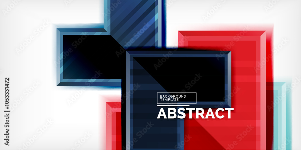Aufkleber Arrow symbols created with 3d effects and line texture geometric abstract background