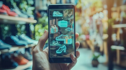 Recommendation engine personalized user preferences items futuristic 3D design. AI generated