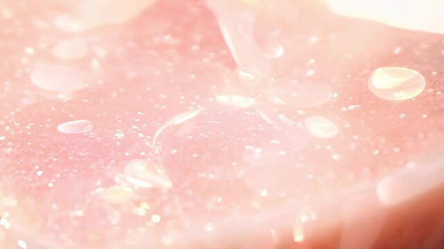 A Macro View of Rose Quartz