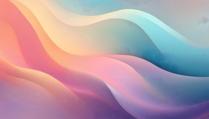 Fototapeta premium Gradient pastel background with soft, blended hues, background for overlay design
