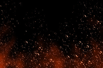 Fire Sparks Burn Overlay
