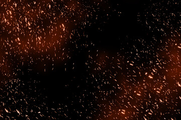 Fire Sparks Burn Overlay