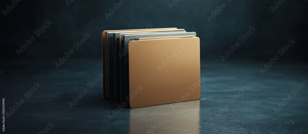 Poster high-resolution icon designed to represent file folders clearly and effectively.