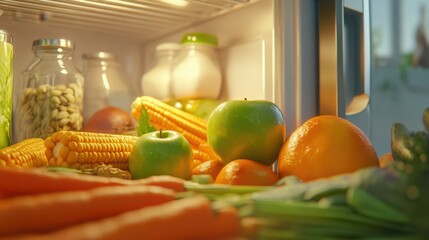 The Fresh Vegetables and Fruits