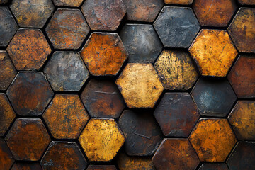 Fototapeta premium Exploring the World of Hexadecimal Texture: A Creative Journey Through Digital Imagery