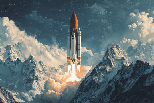 Captivating Images of Rocket Ship Launch: A Photographer's Journey into the Stratosphere