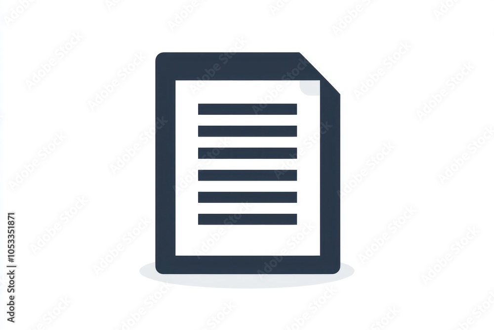 Poster sleek and clean glyph icon for forms and document handling.