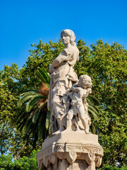 Obraz premium Allegoria a la Industria, Ciutadella Park, Barcelona, Catalonia, Spain