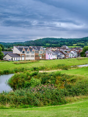 Townscape of Caerphilly, Wales, United Kingdom