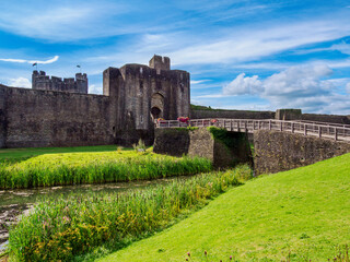 Caerphilly Castle, Caerphilly, Wales, United Kingdom