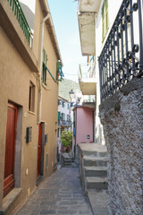Obraz premium narrow street in the old town