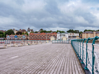 Fototapeta premium Penarth Pier, Penarth, Wales, United Kingdom