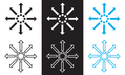 Versatile icon.  isolated on white  background. Vector illustration. EPS 10   