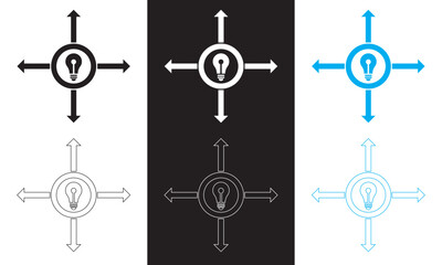 Versatile icon.  isolated on white  background. Vector illustration. EPS 10   