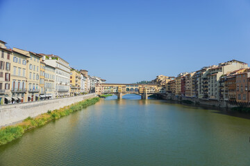 Italy river inlet in a town.