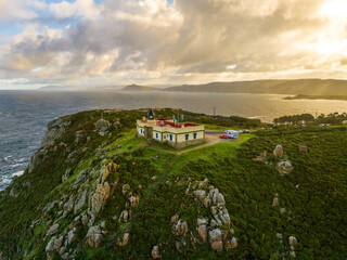 Faro de Cabo Prior en Ferrol A Coruña Galicia