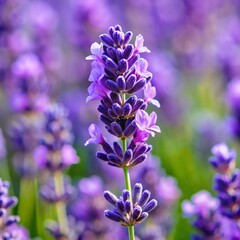Obraz premium lavender flower illustration