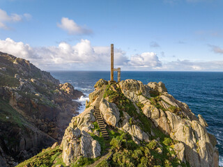 Faro de Cabo Prior en Ferrol A Coruña Galicia