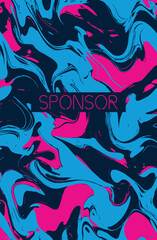 Soccer jersey design for sublimation. 
Abstract background with sport pattern.