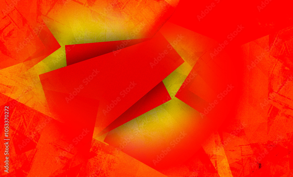 Poster abstract background with gloss effect patterns, color template with red texture