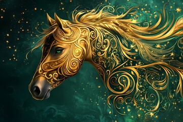 golden horse