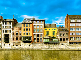 Antique building view in Namur, Belgium