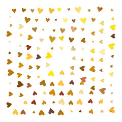 Golden shiny glitter. Decorative element for wedding or birthday invitations or banners