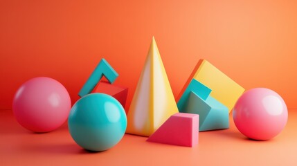 Geometric 3D shapes