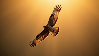 Fototapeta premium Soaring with grace and freedom