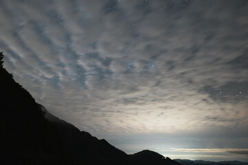 瓶ヶ森UFOラインの星空