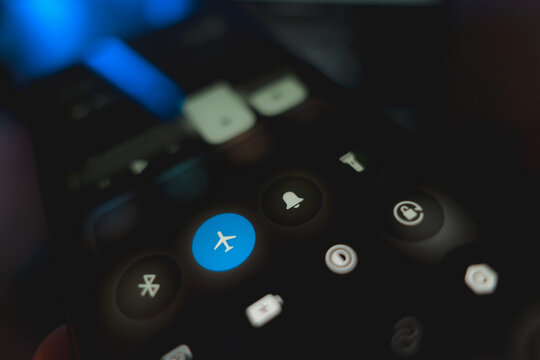 Airplane mode icon on smarthpone