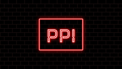 PPI のネオン文字