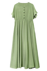 Green dress isolated