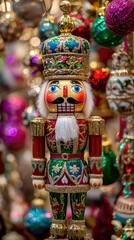 Vibrant Nutcracker Decoration for Festive Cheer