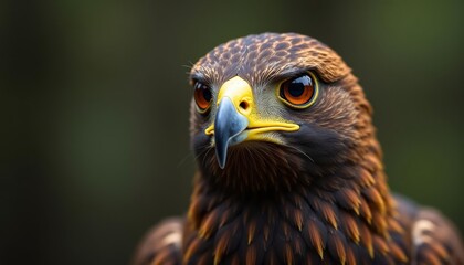 Fototapeta premium Eagles gaze sharp as a blade