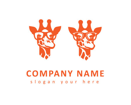 The giraffe’s unique form conveys elegance and distinction.