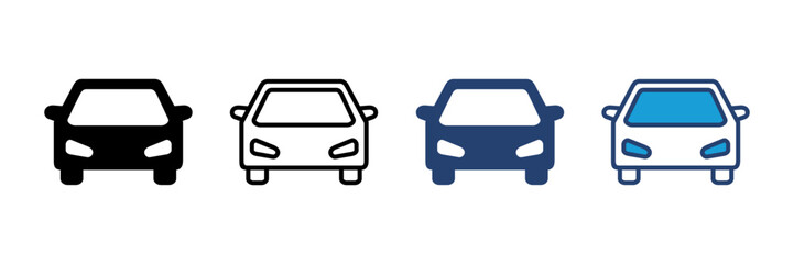 Car icon vector. car vector icon. small sedan